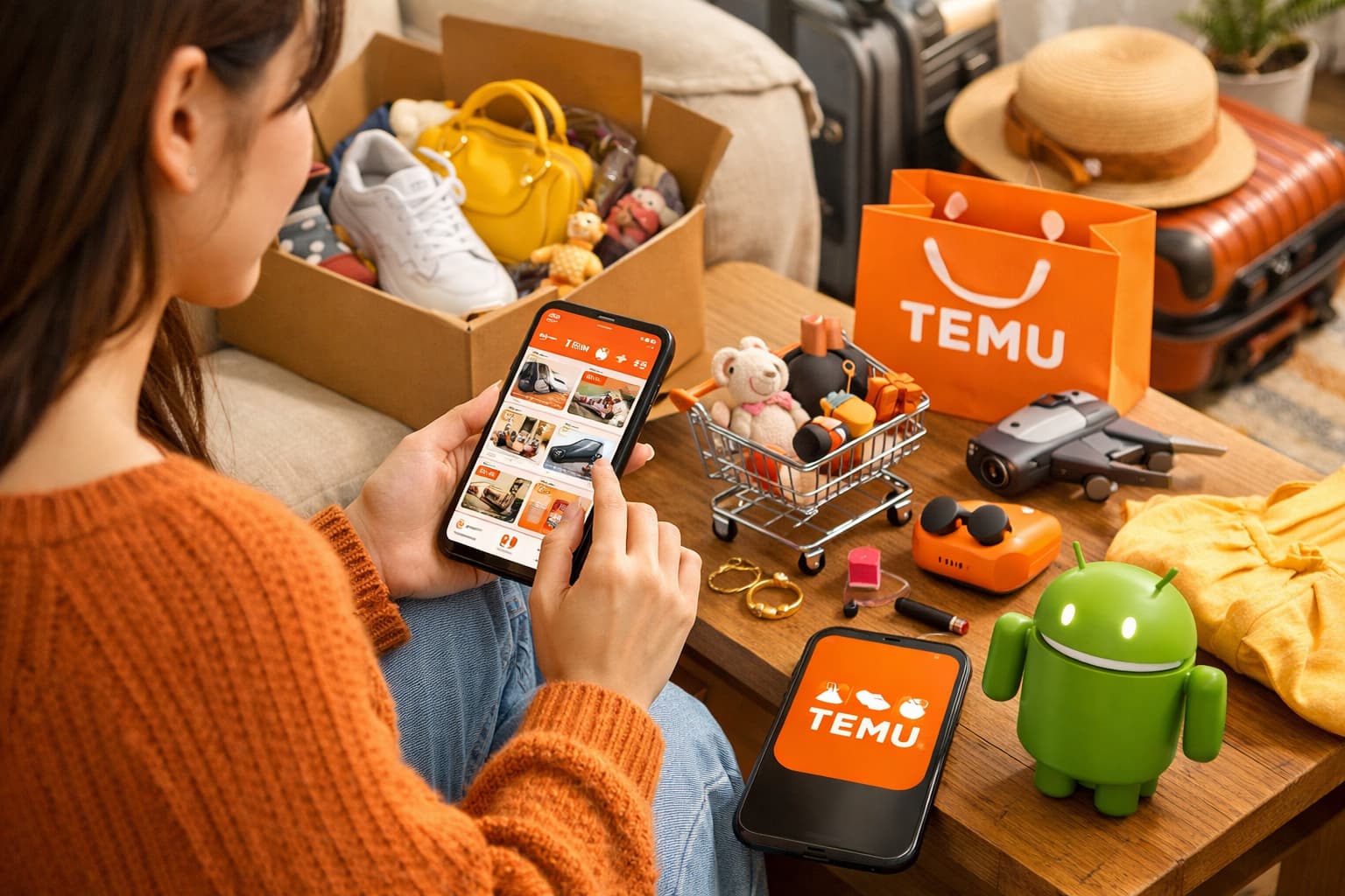 Lataa Temu-sovellus Androidille ja shoppaile helposti