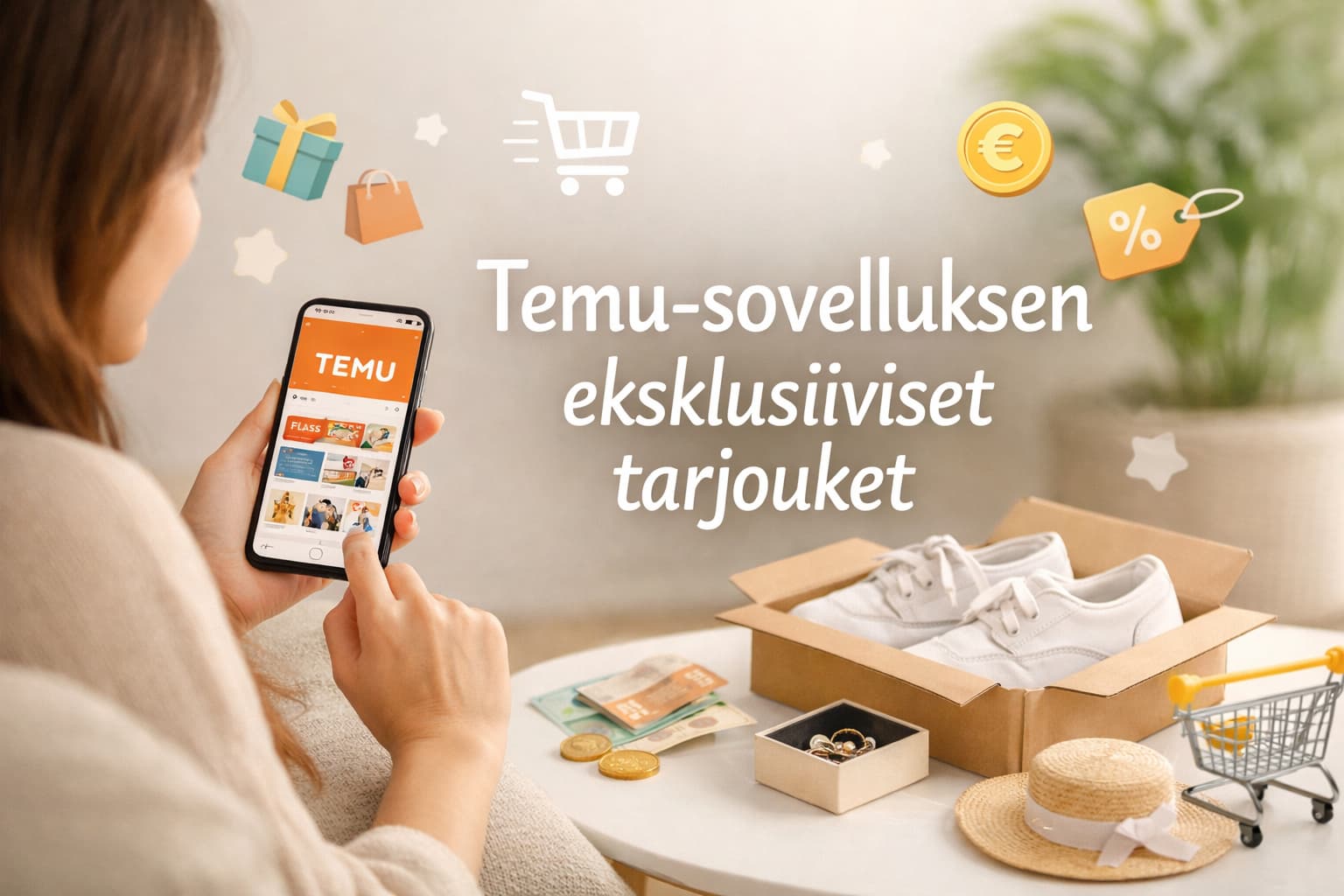 Temu-sovelluksen eksklusiiviset tarjoukset ostajille
