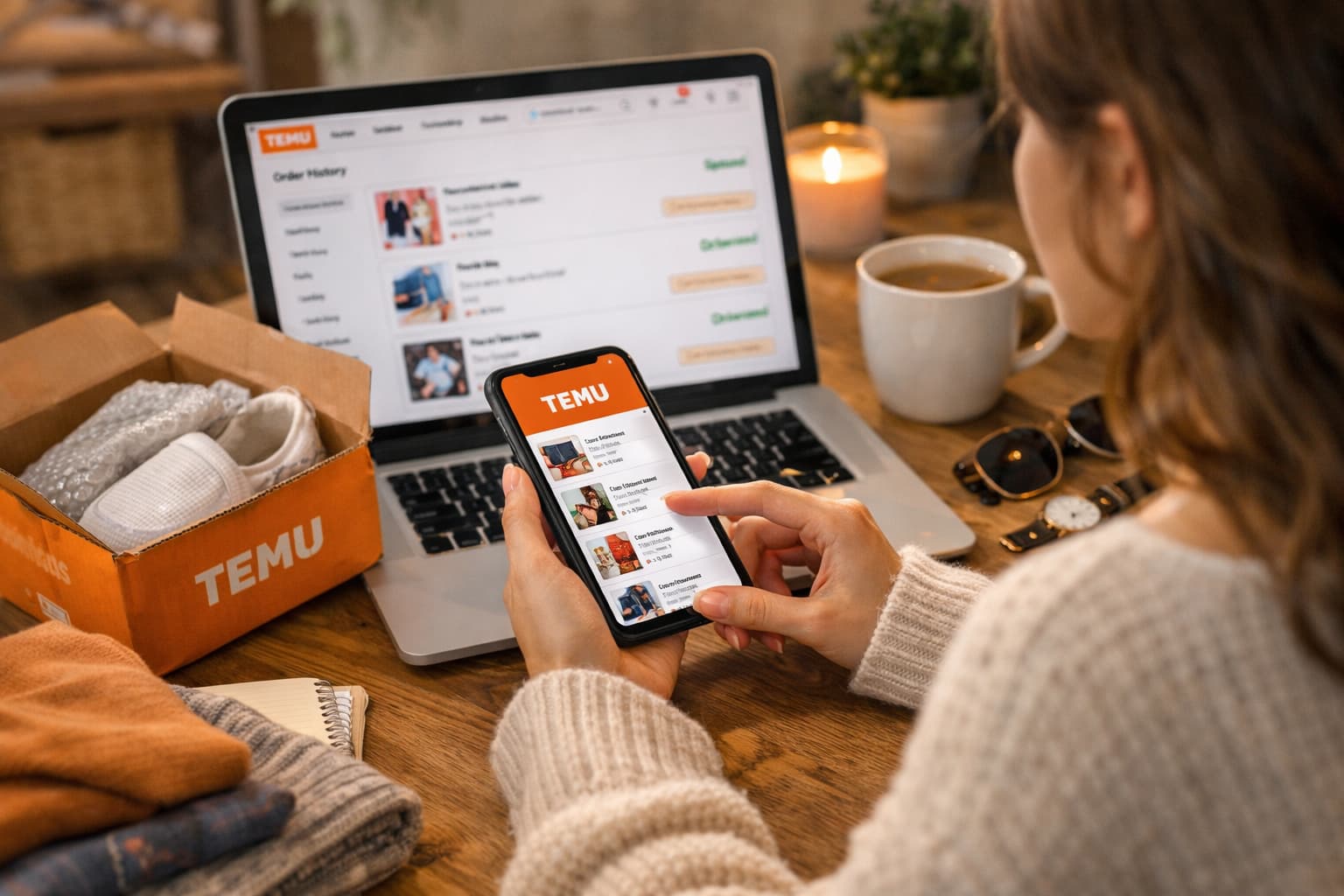 Temu-tilaushistorian tarkastelu ja tilausten hallinta
