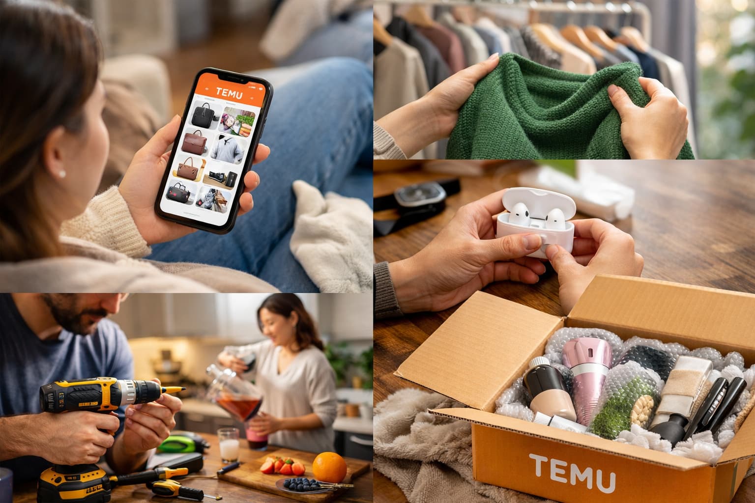 Temu-tuotteiden laatu ja ostokokemus sovelluksessa