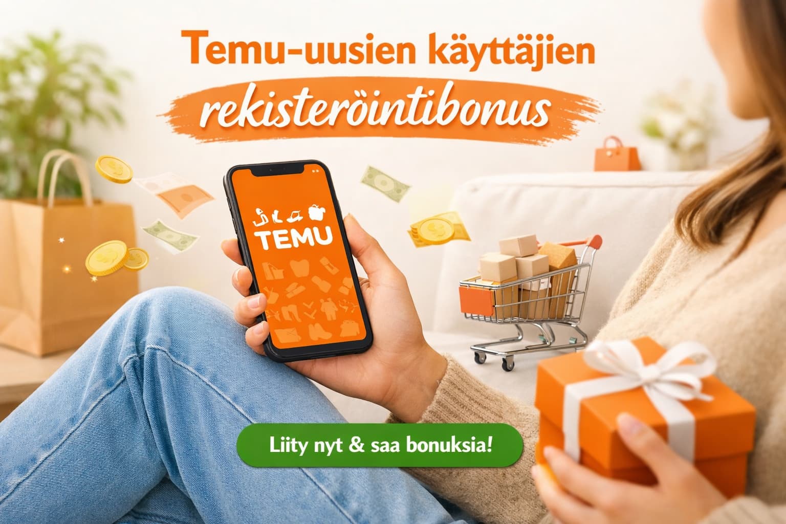 Temu-uusien käyttäjien rekisteröintibonus – opas aloittelijoille
