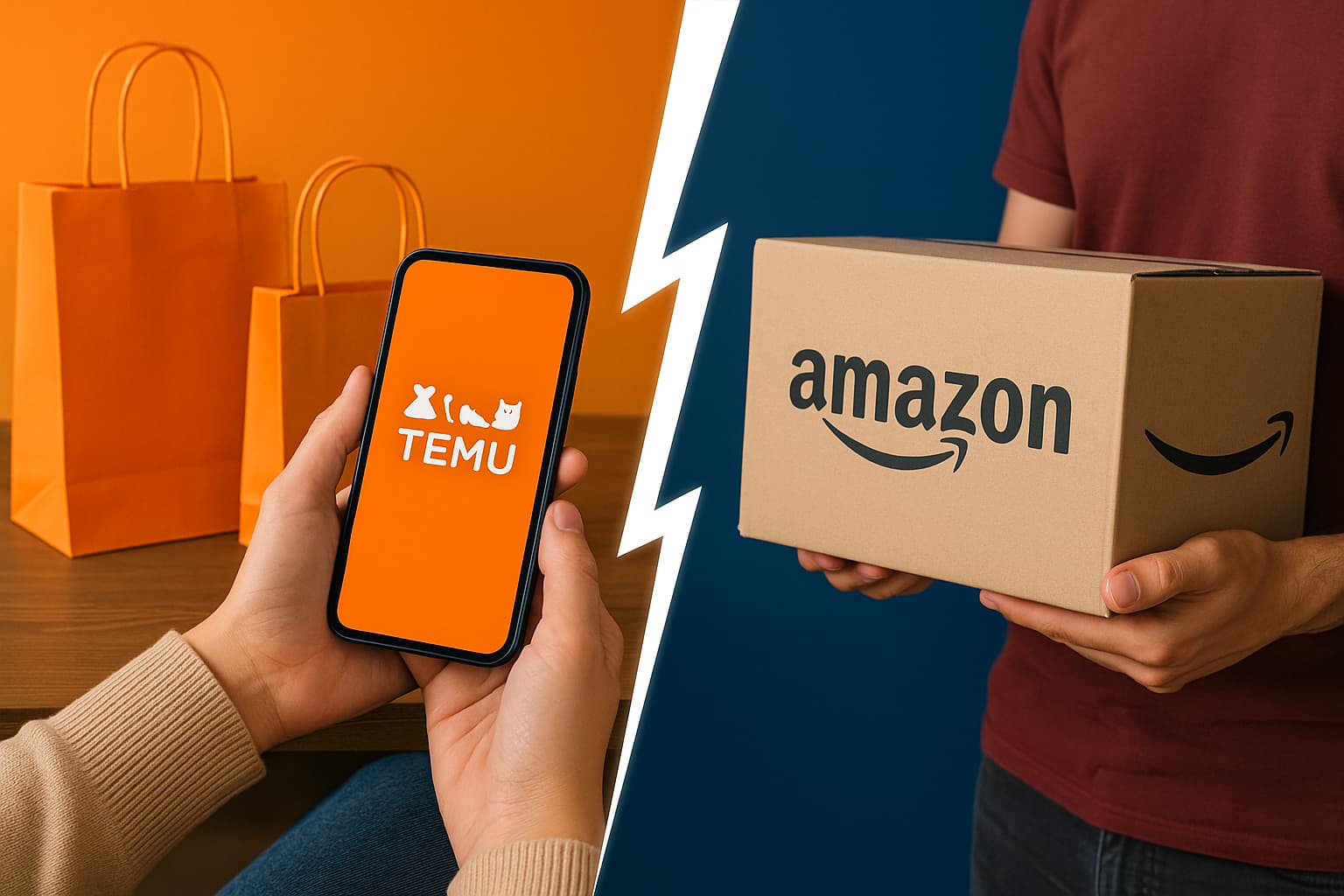 Temu vs Amazon: Laaja vertailu mobiiliostamisen maailmassa