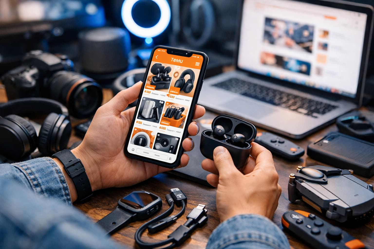 Temun elektroniikkatarvikkeet kätevään mobiiliostamiseen