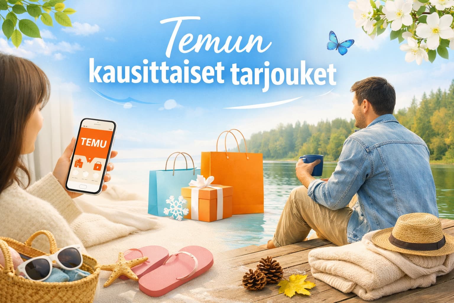 Temun kausittaiset tarjoukset – parhaat edut Temu-sovelluksessa
