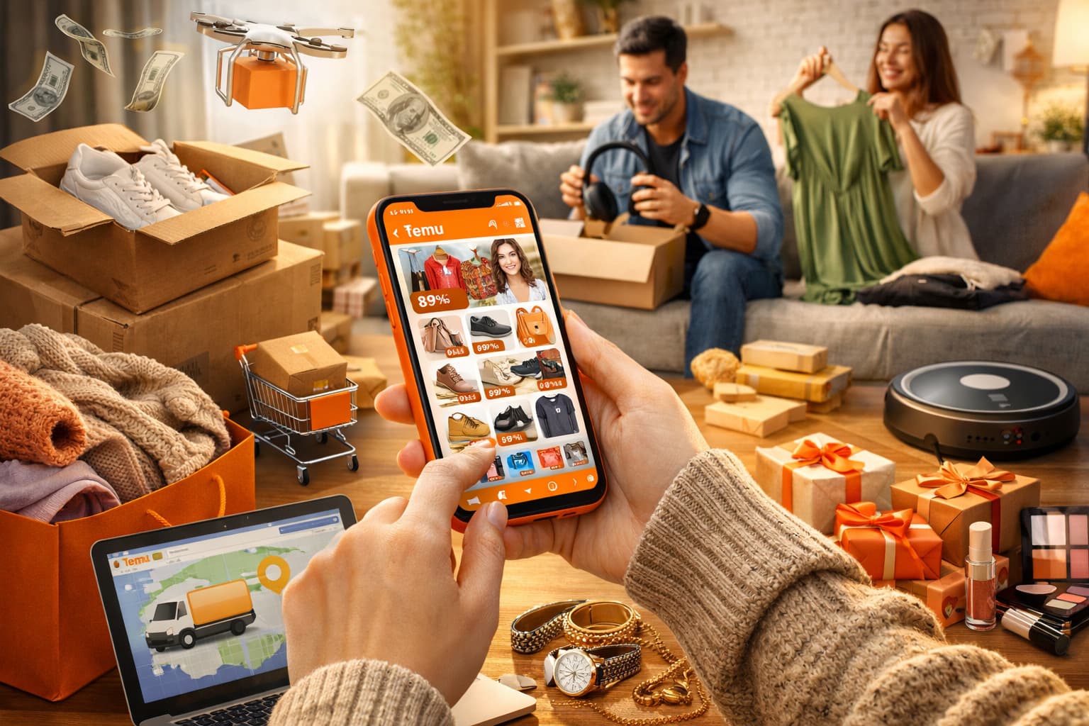 Temun pikamyynti – nopeat tarjoukset Temu-sovelluksessa