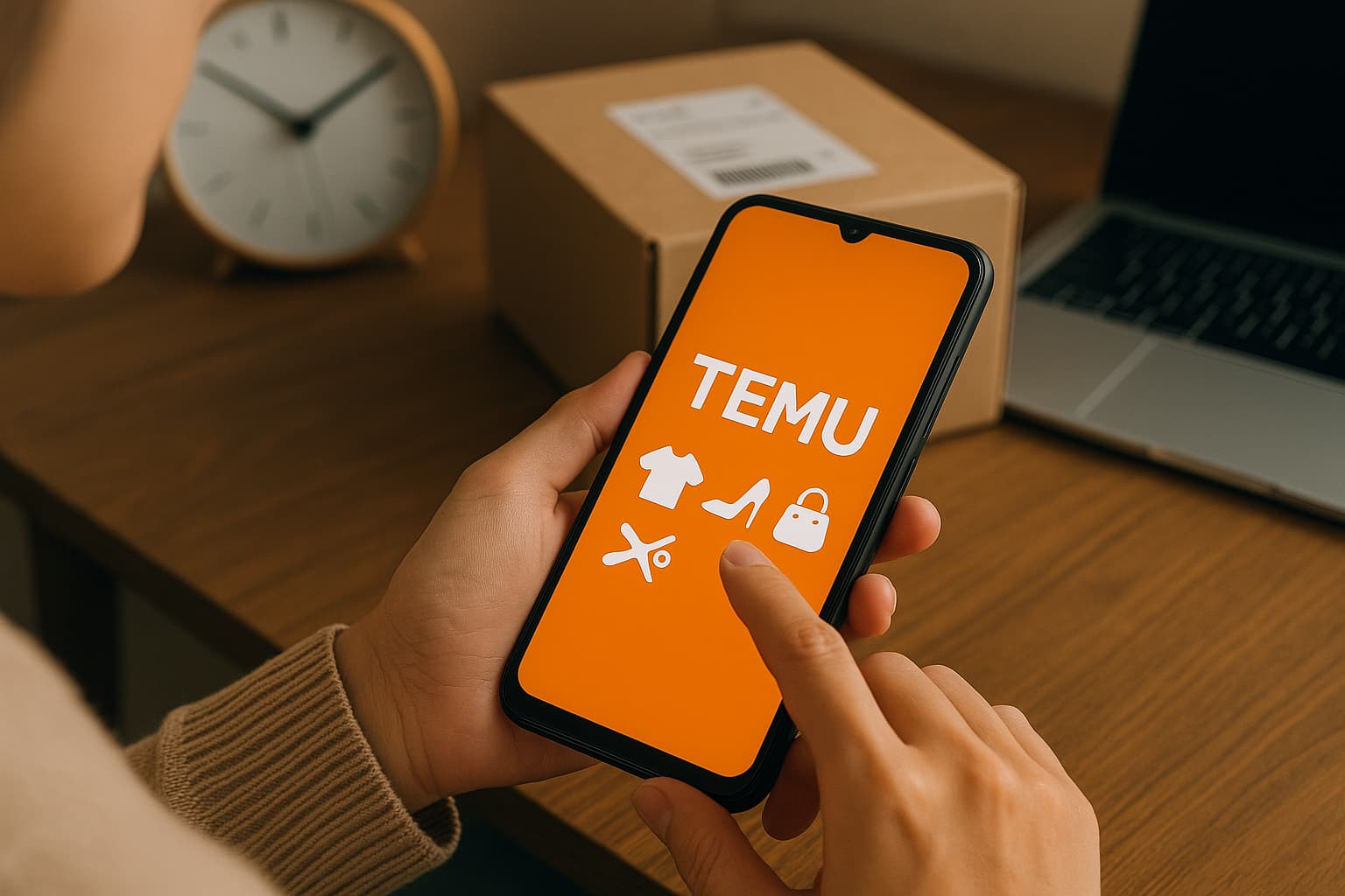 Temun toimitusaika ja ostokokemus sovelluksessa