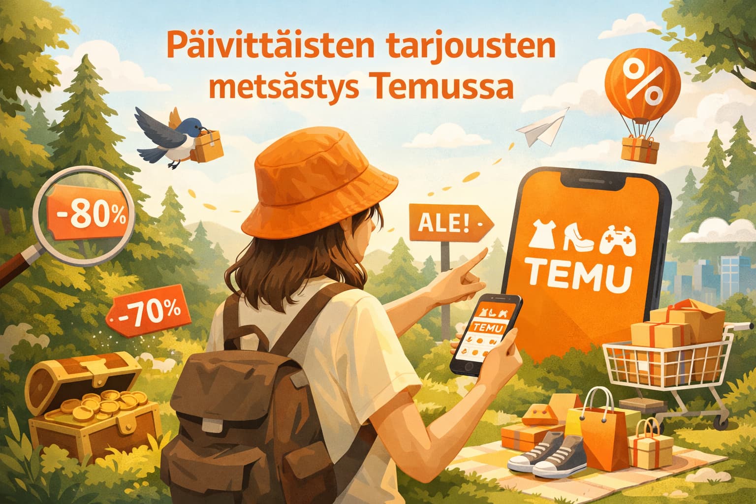 Päivittäisten tarjousten metsästys Temussa tehokkaasti