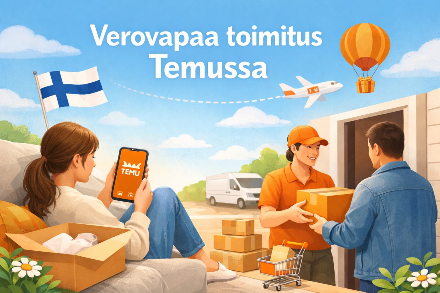 Verovapaa toimitus Temussa ja helppo ostokokemus