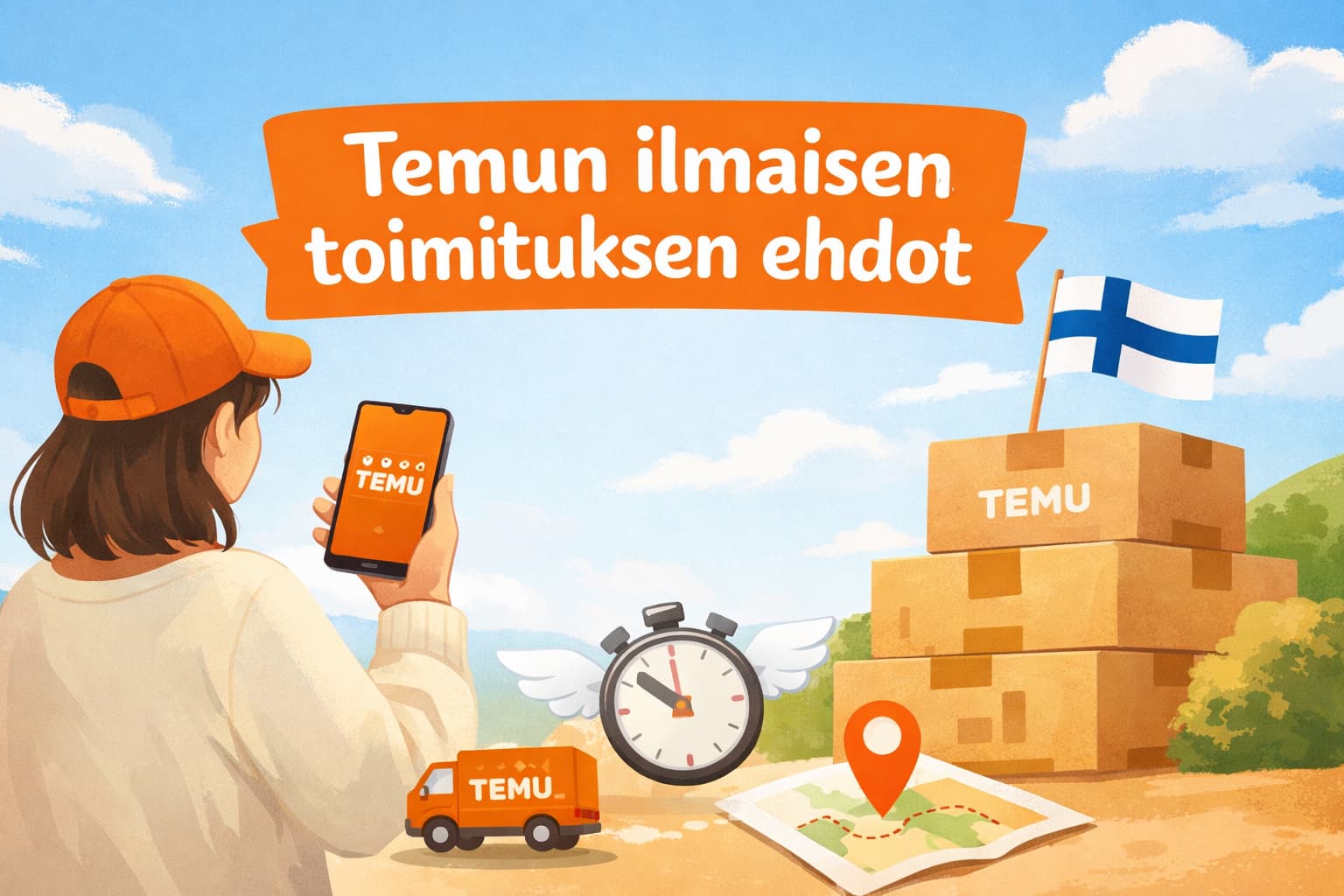 Temun ilmaisen toimituksen ehdot ja miten ne toimivat