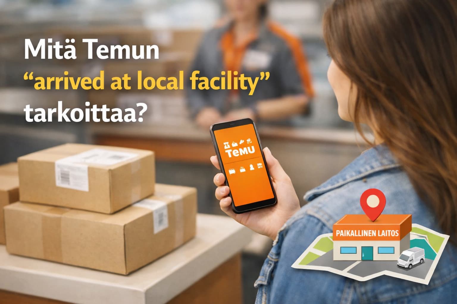 Mitä Temun “arrived at local facility” tarkoittaa ja mitä tehdä